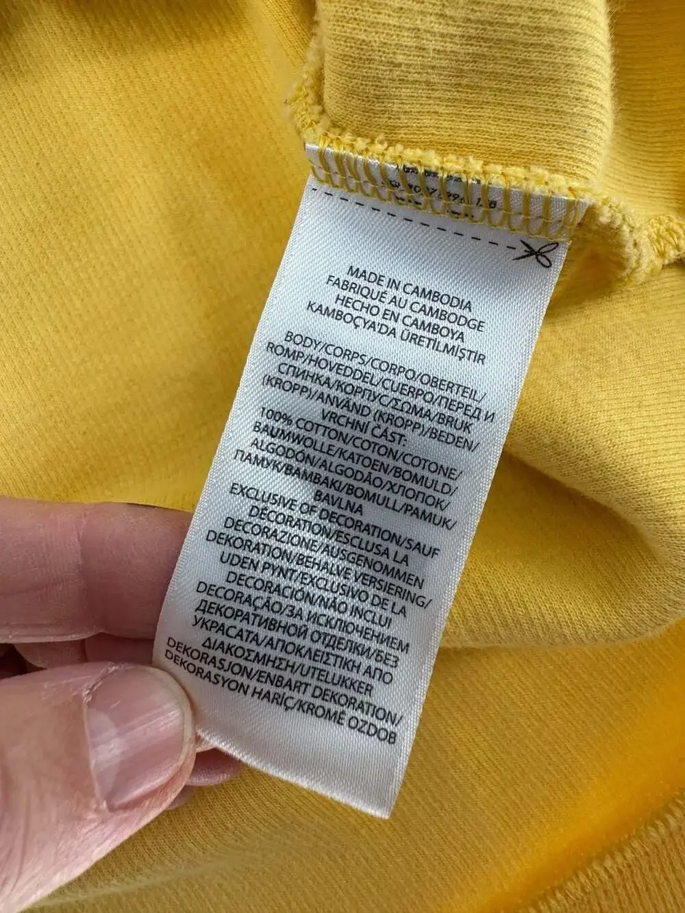 Polo Ralph Lauren Quarter Zip Sweater Size M Yellow Cotton